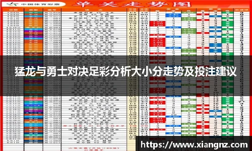 猛龙与勇士对决足彩分析大小分走势及投注建议